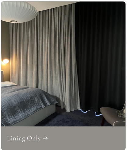 Double Curtain (Sheer & Lining Only)